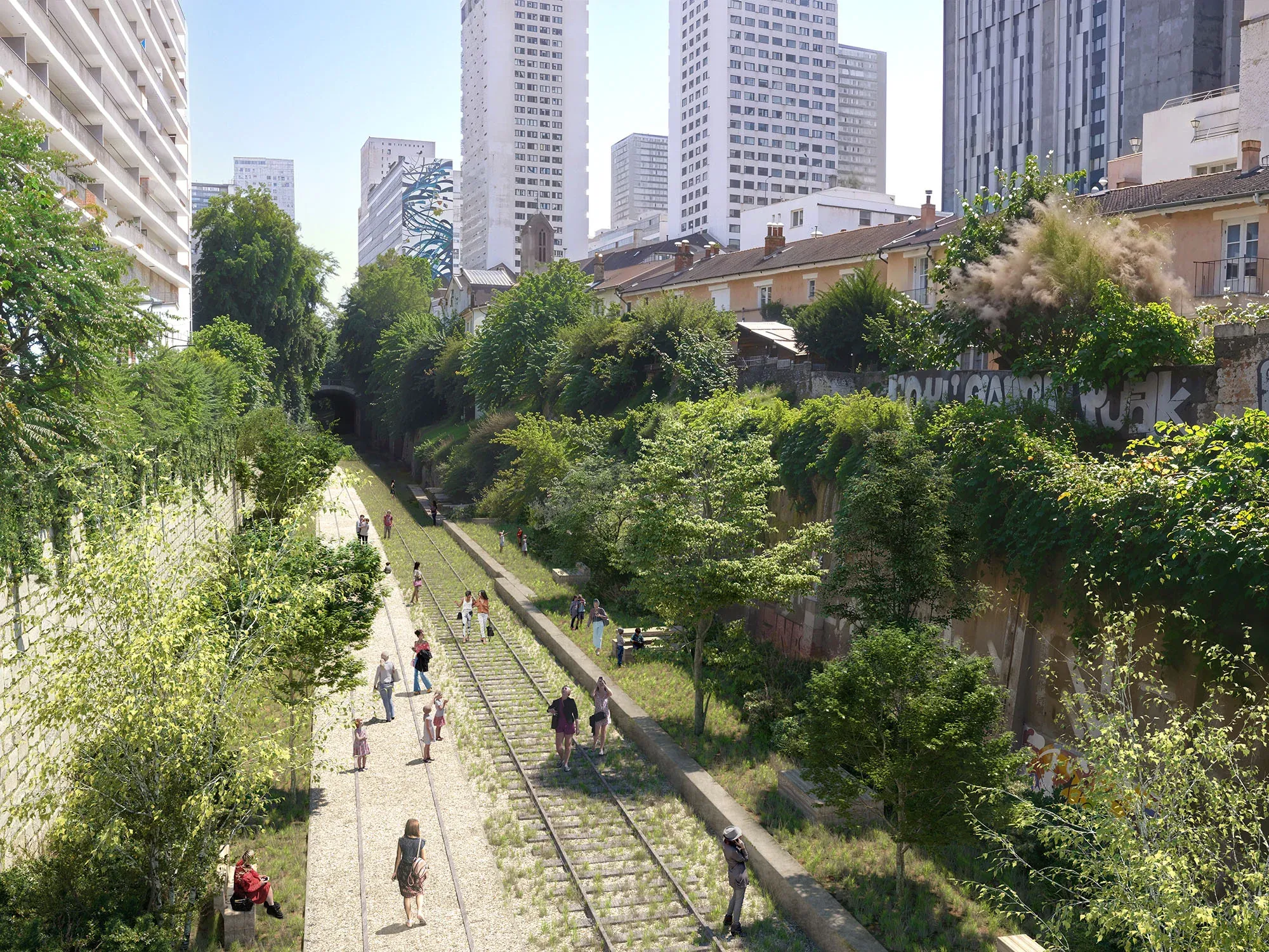La Petite Ceinture: sektorstudie til konkurransen.